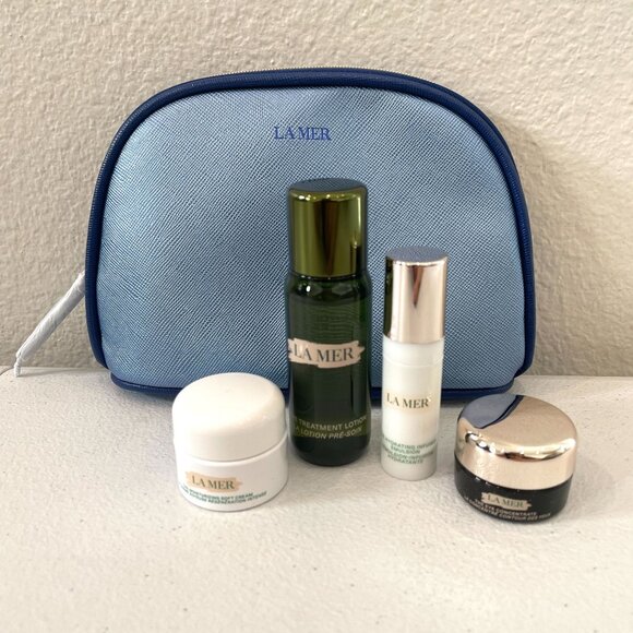 La Mer 5 pc Travel Set Cream Eye Concentrate Treatment Lotion Soft Cream + more - Picture 1 of 6